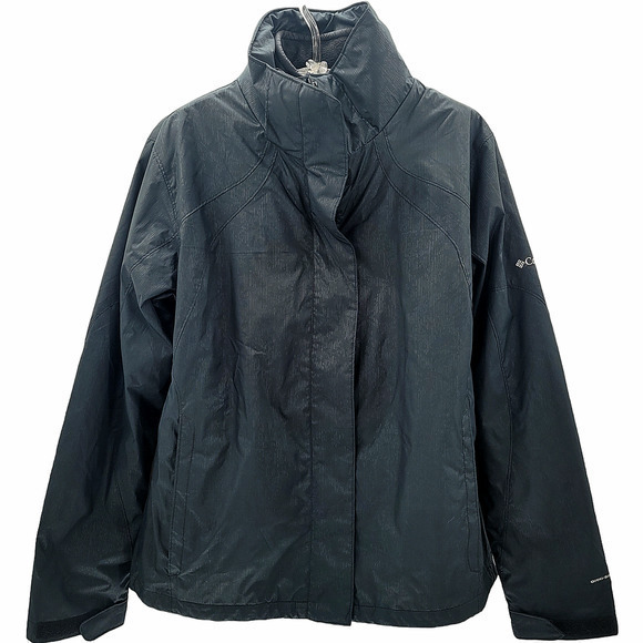 Columbia Interchangeable Black Zip Front Omni Shield Ski Jacket‎ Winter Coat - Picture 1 of 16